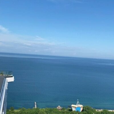 Пентхаус в ЖК Грінвуд, тераса, панорама моря