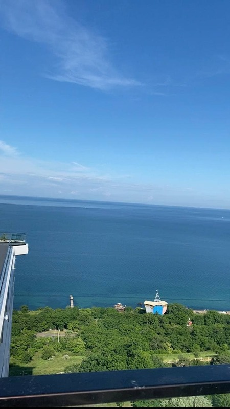 Пентхаус в ЖК Грінвуд, тераса, панорама моря