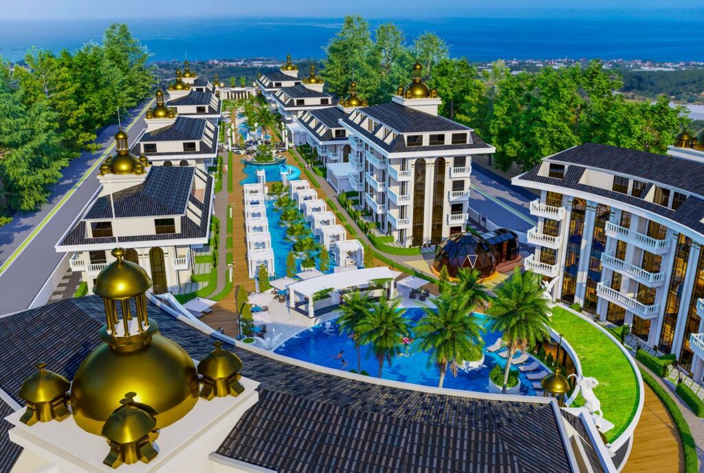 Квартиры в комплексе с концепцией 5* отеля в районе Инжекум (001243)