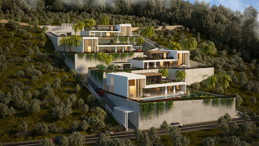 Роскошные виллы от застройщика в Каргыджаке (002422)