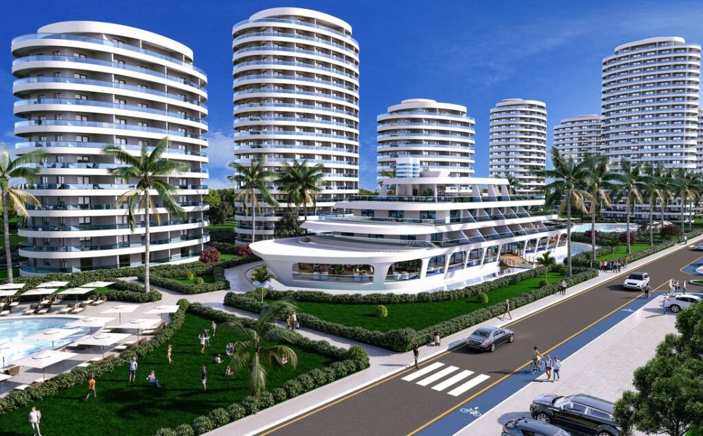 Вторая и третья очередь: Апартаменты на этапе строительства у пляжа Long Beach в Искеле (012120)