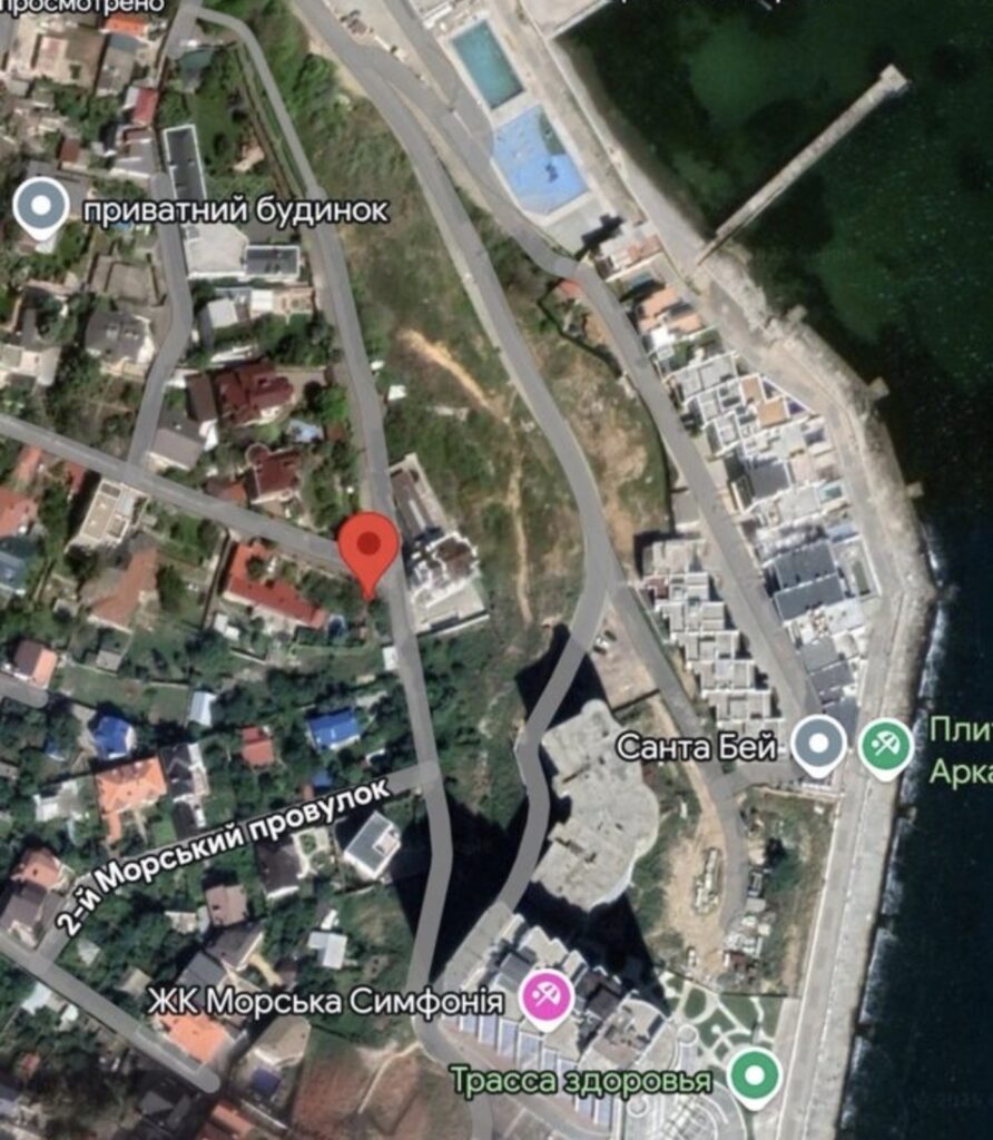 Ділянка в Аркадії з видом на море