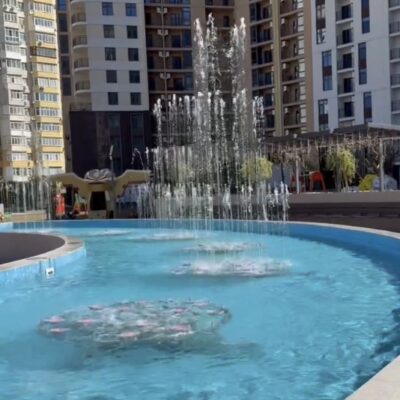Однокімнатна квартира з видом на фонтани